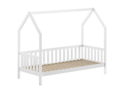 Lit en pin massif, 90 x 200 cm, blanc