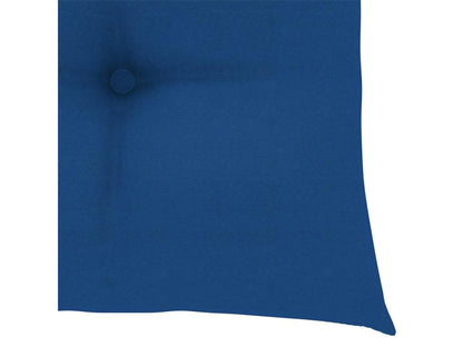 Ensemble de mobilier de jardin 6 pièces avec coussins, bleu